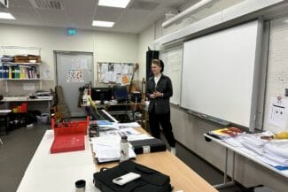 Anna Gram Gustafsson på workshop i Svenljunga