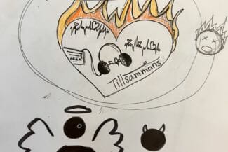 Brinnande hjärta