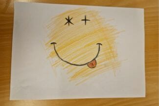 Teckning av en smily