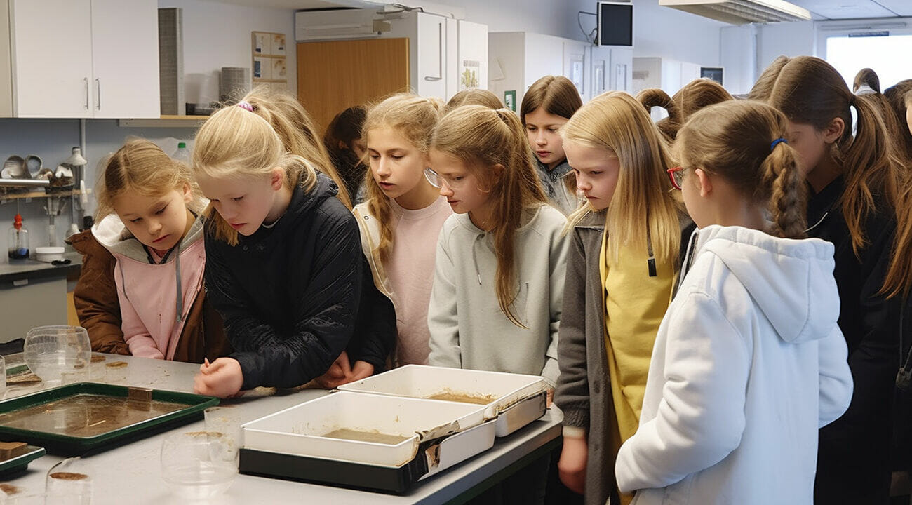 elementary school students in Sweden who are on a stu