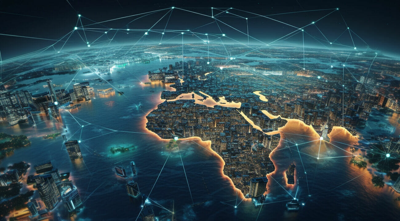a world where AI assists in sustainable