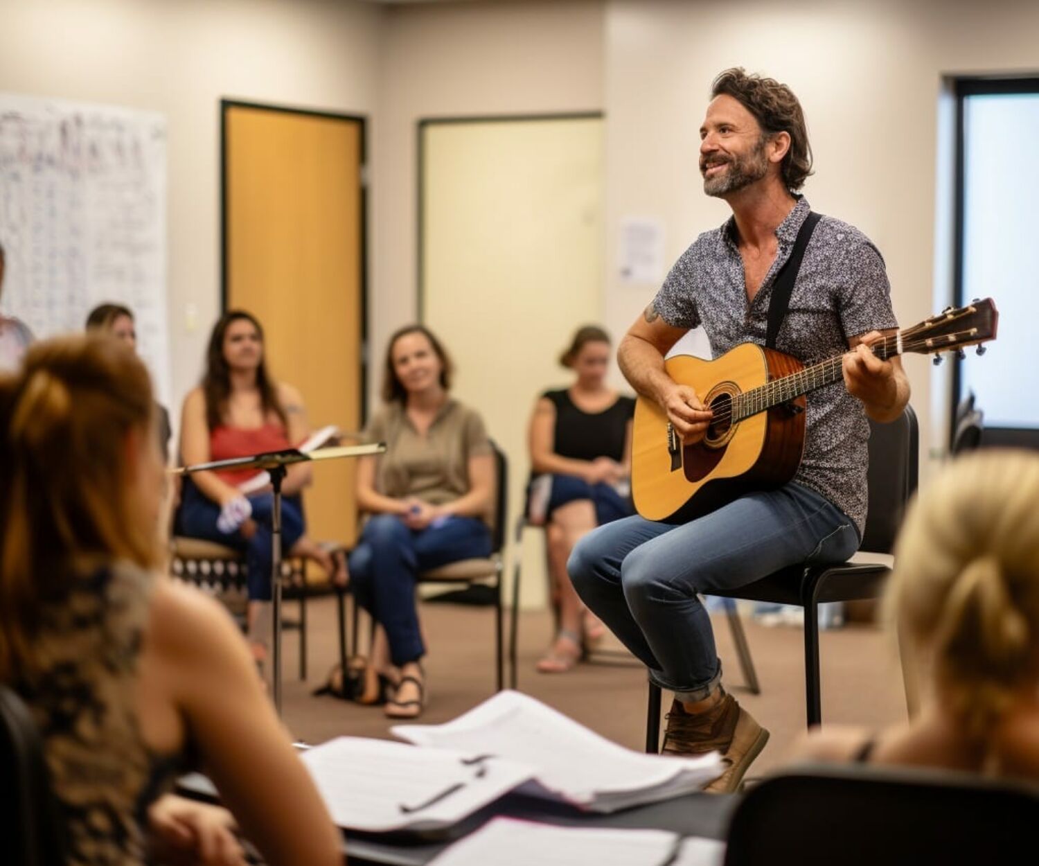 songwriting class in group