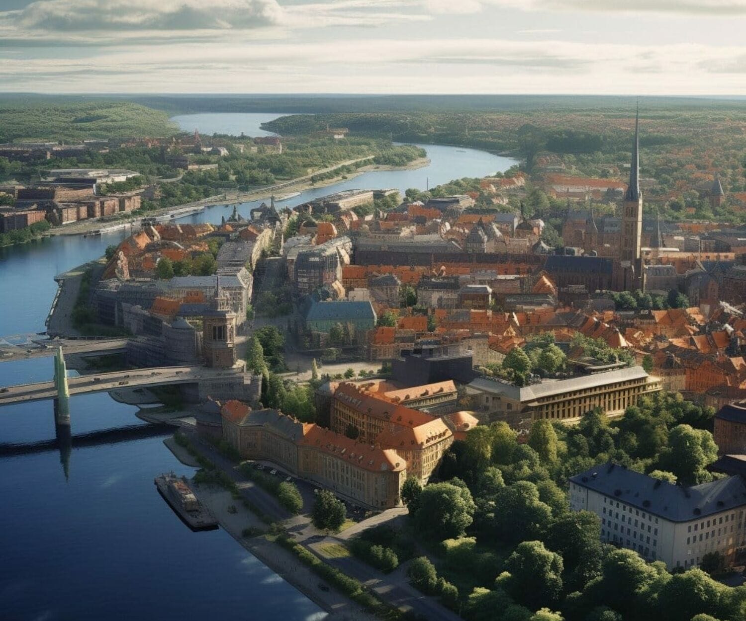 Tim Lindfors 6 En konstnärlig tolkning av Halmstad