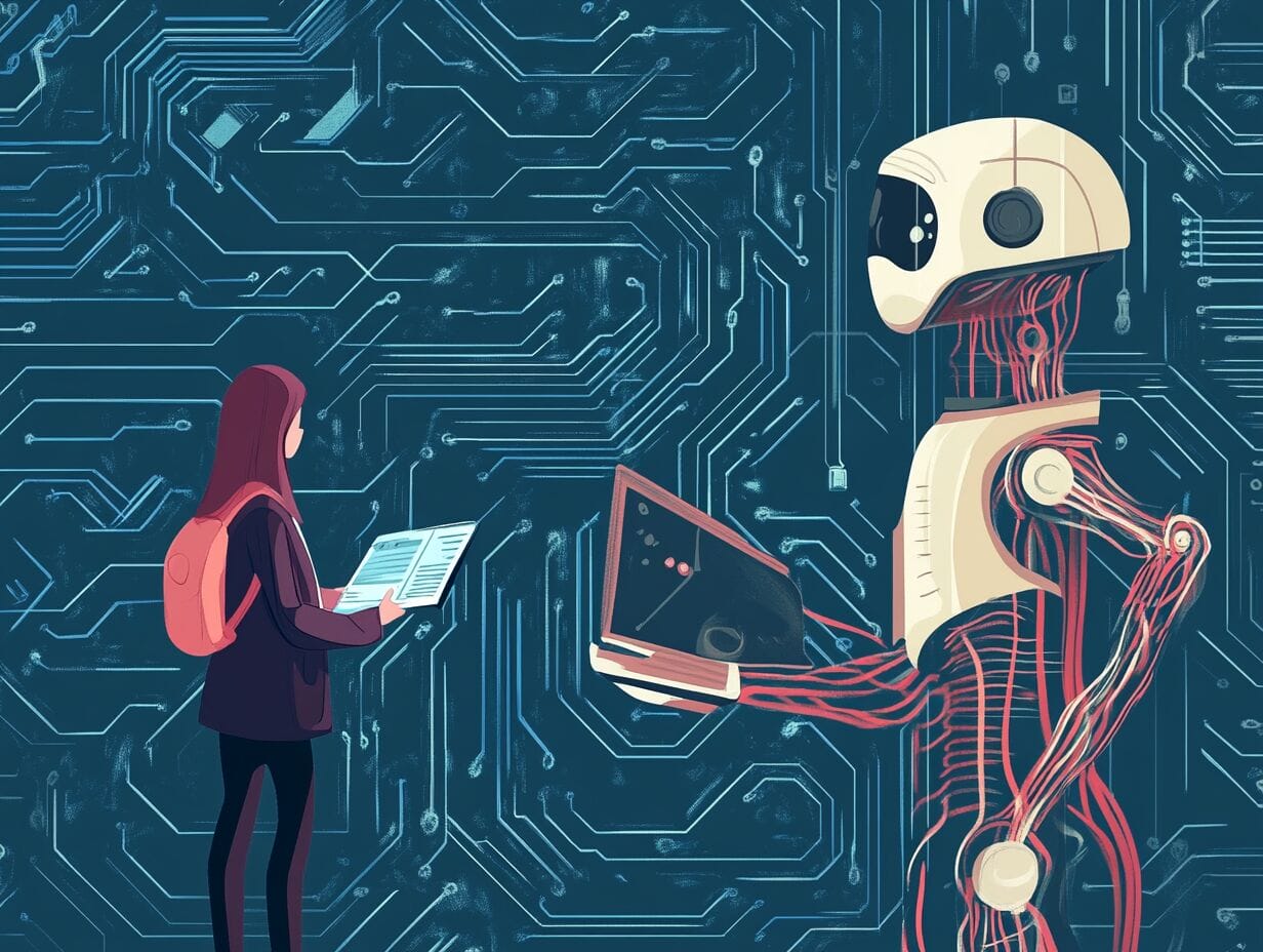 AI I Skolan 4 owdiscrod ai and education --ar 43 --v 6.1 fabc9ebf-0251-44b7-acb9-a23edd499f91 2