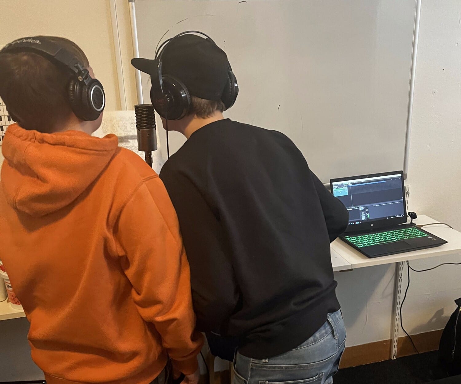 Överkalix inspelning elever MG 7152